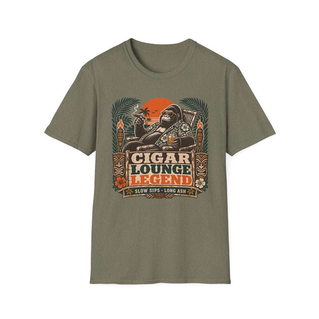Cigar Lounge Legend Retro T-Shirt