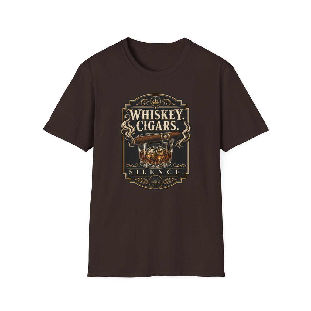 Whiskey Cigars Silence T-Shirt