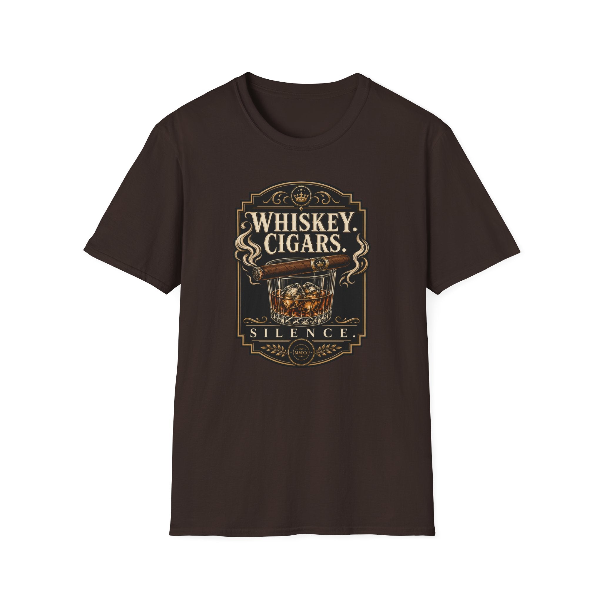 Whiskey Cigars Silence T-Shirt