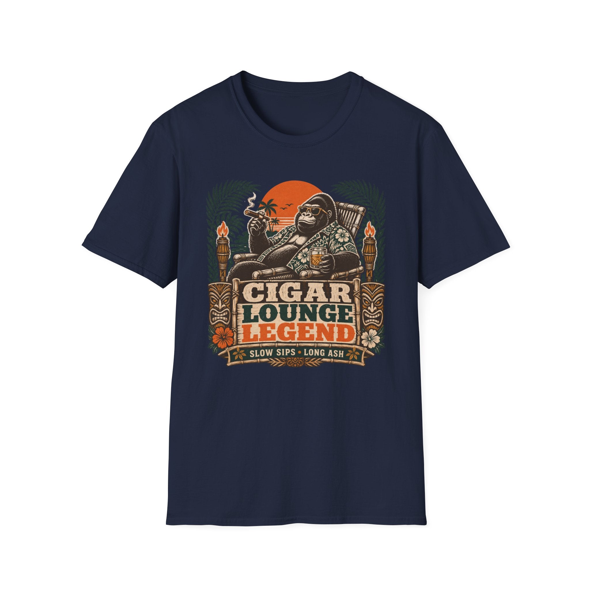 Cigar Lounge Legend Retro T-Shirt