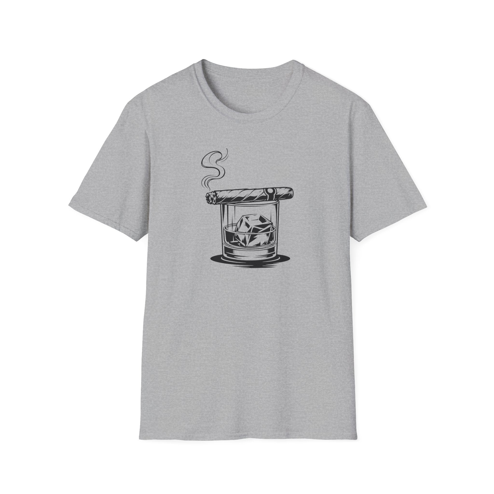 Whiskey & Cigar Minimalist T-Shirt