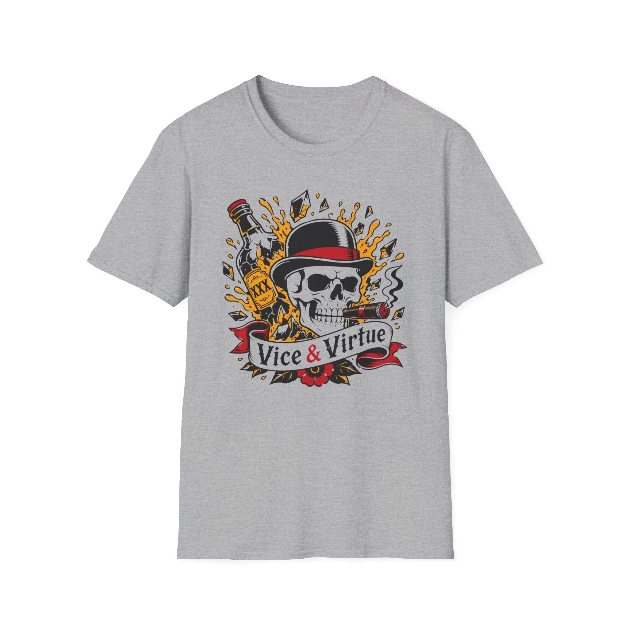 Skull & Bottle "Vice & Virtue" T-Shirt