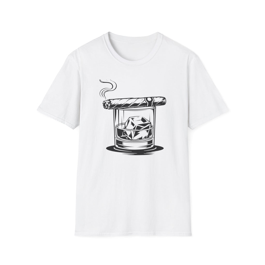 Cigar & Whiskey Minimalist T-Shirt