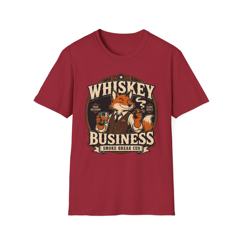 Whiskey Business Vintage Fox T-Shirt