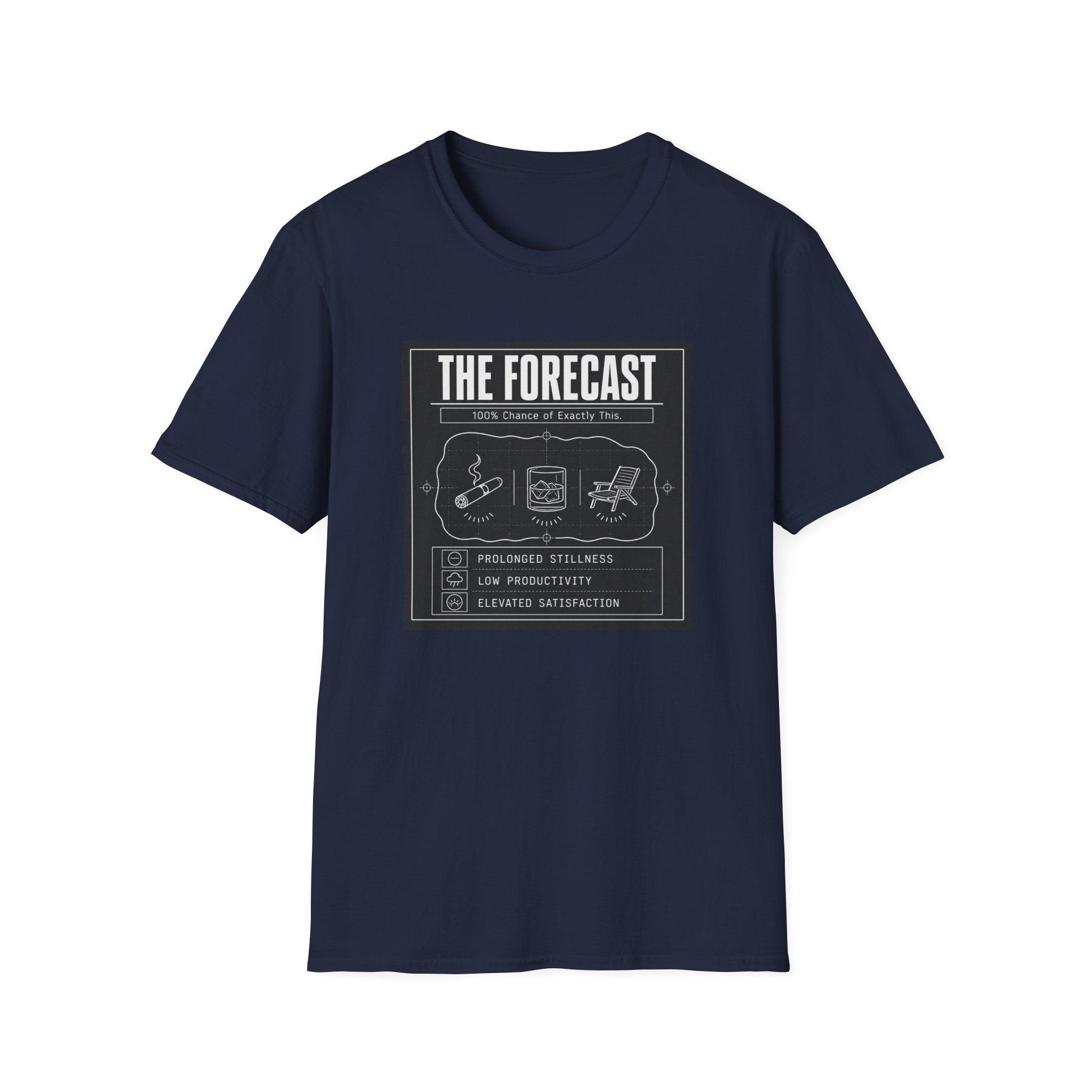 "The Forecast: 100% Chance of Exactly This" Vintage Graphic T-Shirt