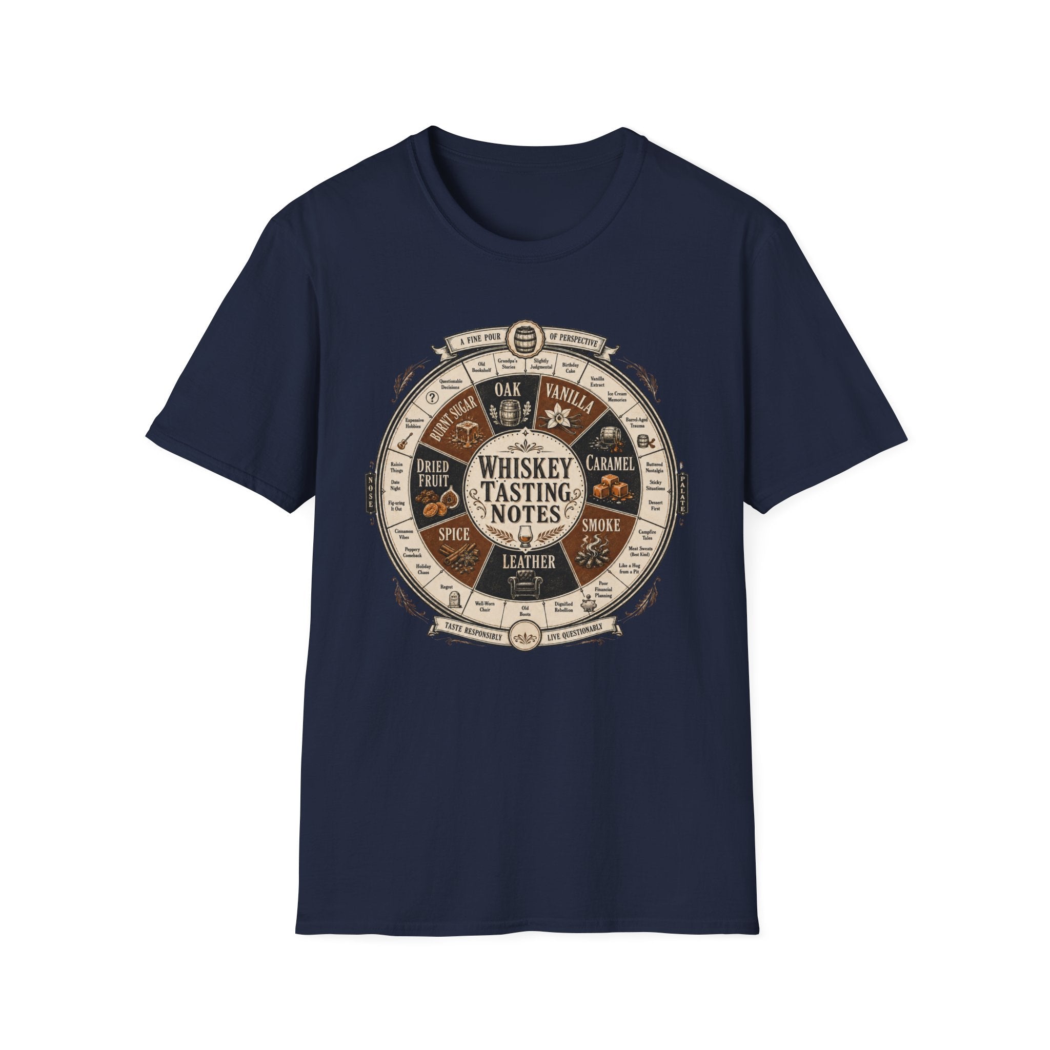 Whiskey Flavor Wheel T-Shirt