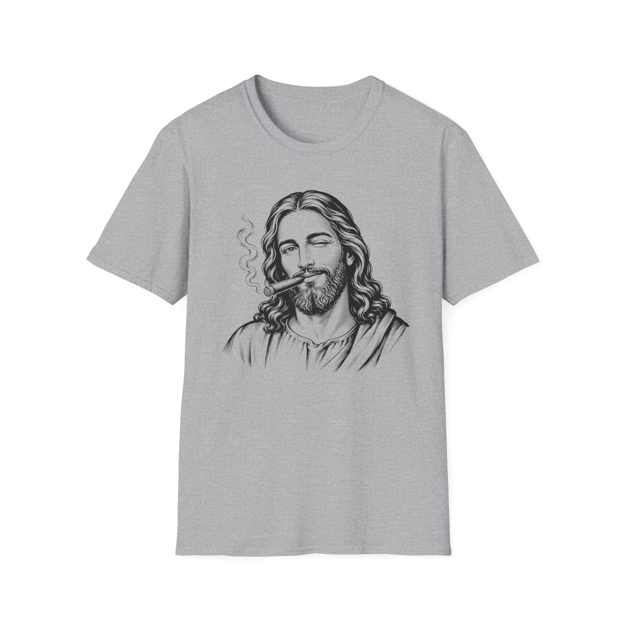 Jesus Smoking Cigar T-Shirt