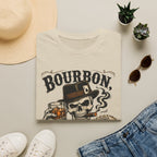 Copy of Bourbon, Cigars & Bad Advice T-Shirt — Skull Whiskey Bar Graphic Tee