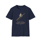 Last Light Vintage Matchstick Flame Graphic T-Shirt