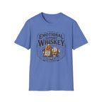 Emotional Support Whiskey Bottle & Glass T-Shirt