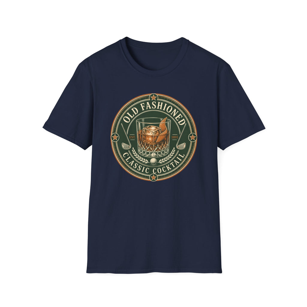 Old Fashioned Cocktail Golf T-Shirt