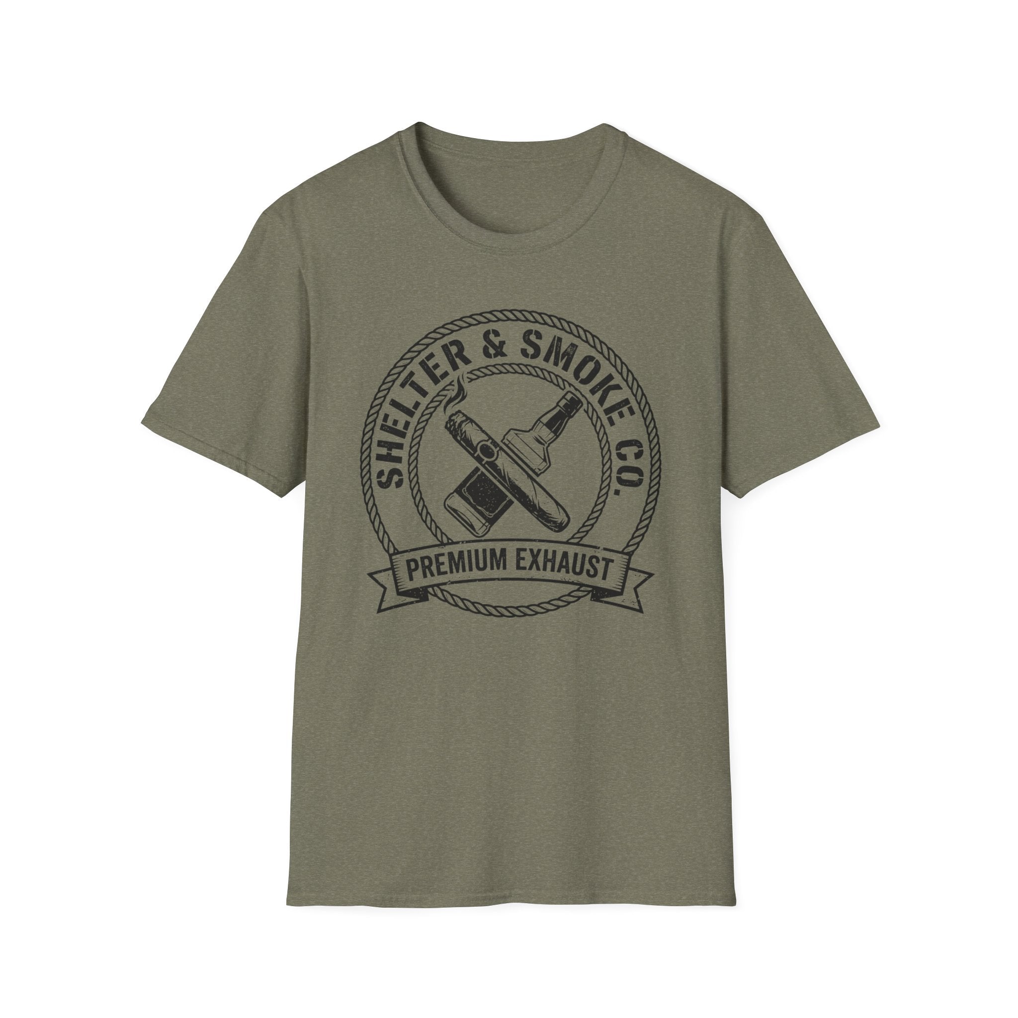 Shelter & Smoke Co. 'Premium Exhaust' T-Shirt