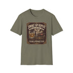 Cigar & Whiskey "Smoke Sip Repeat" T-Shirt