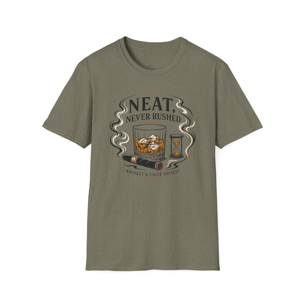 Neat Never Rushed Whiskey T-Shirt