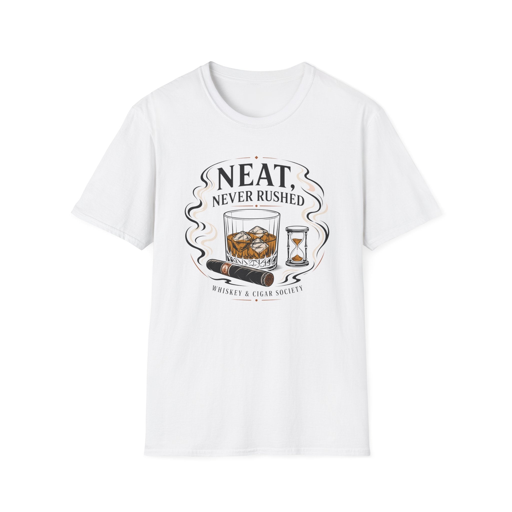 Neat Never Rushed Whiskey T-Shirt