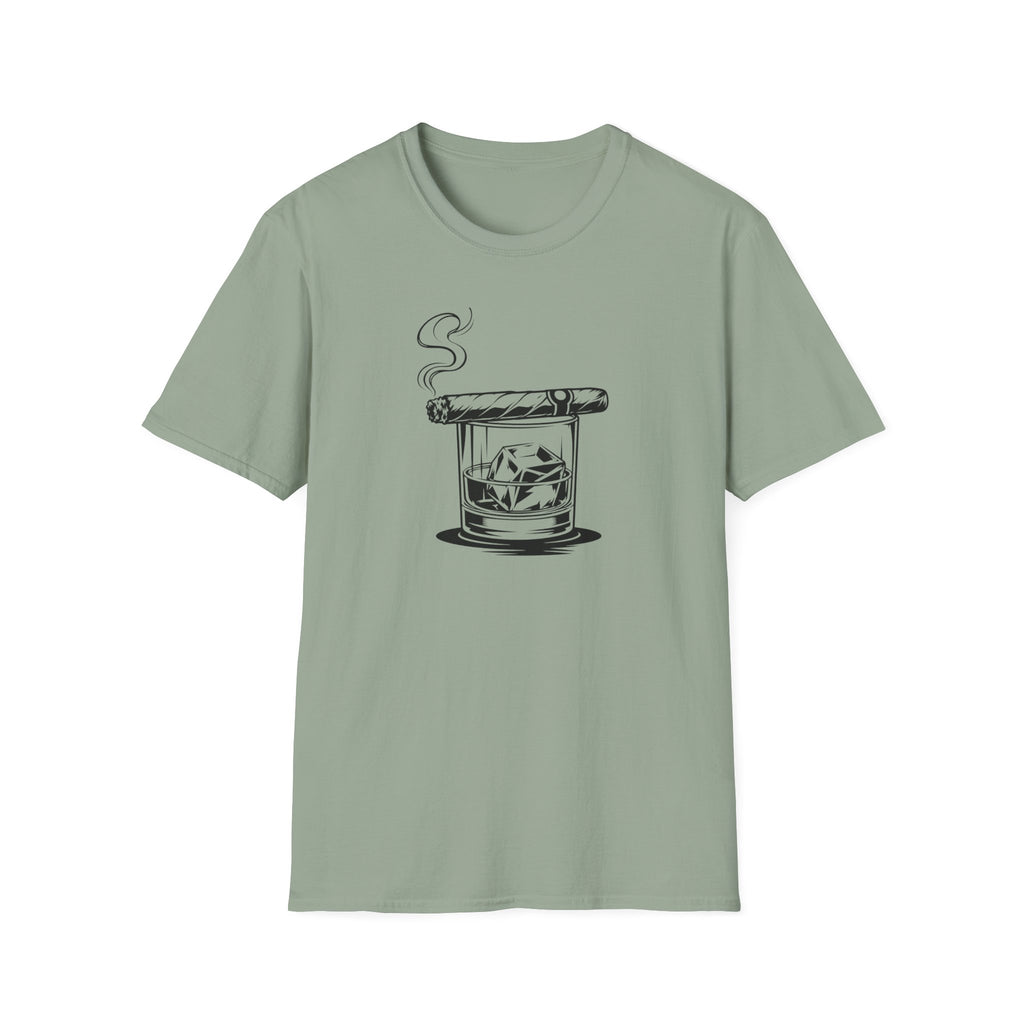 Whiskey & Cigar Minimalist T-Shirt