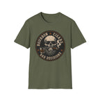 Bourbon Cigars Bad Decisions Skull T-Shirt