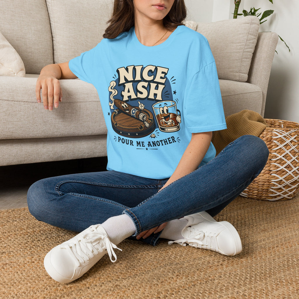 Copy of Nice Ash T-Shirt — Retro Cigars & Whiskey Graphic Tee