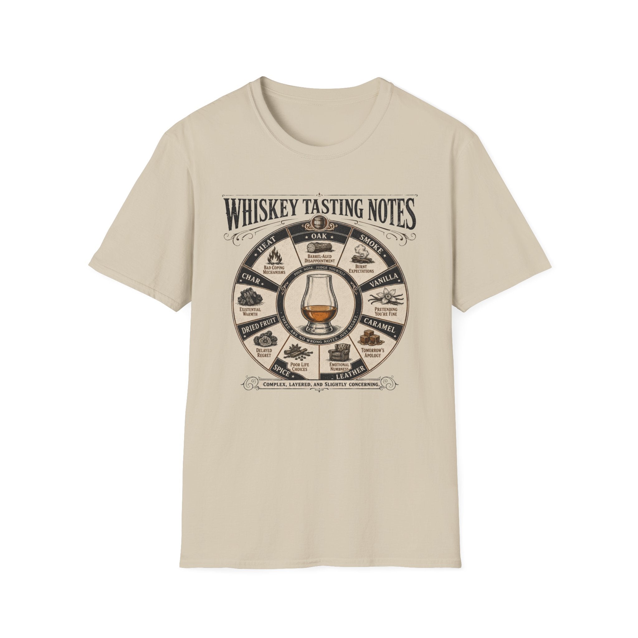Copy of Whiskey Tasting Notes T-Shirt