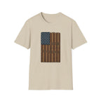 Cigar American Flag T-Shirt — Vintage Patriotic Smoking Tee