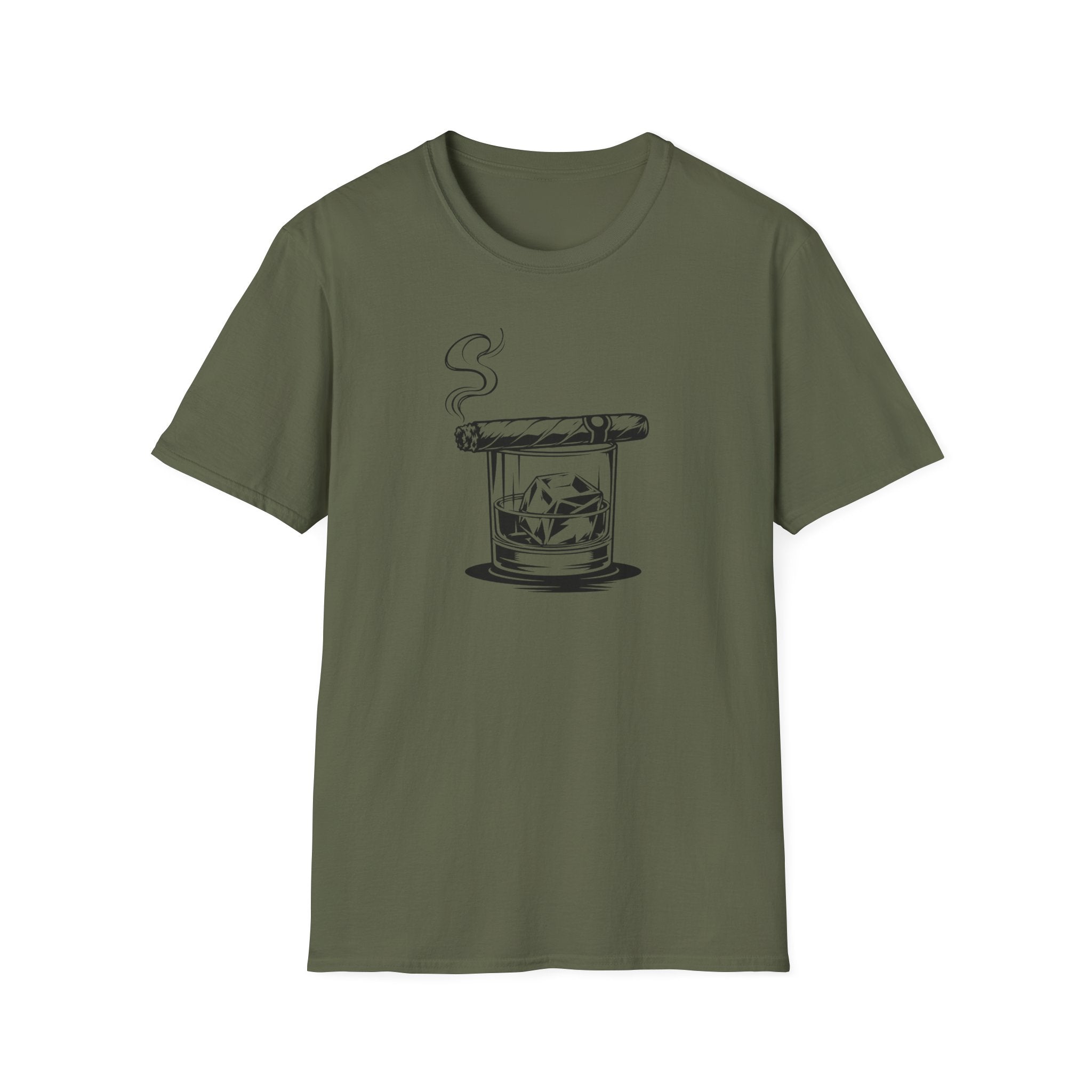 Whiskey & Cigar Minimalist T-Shirt