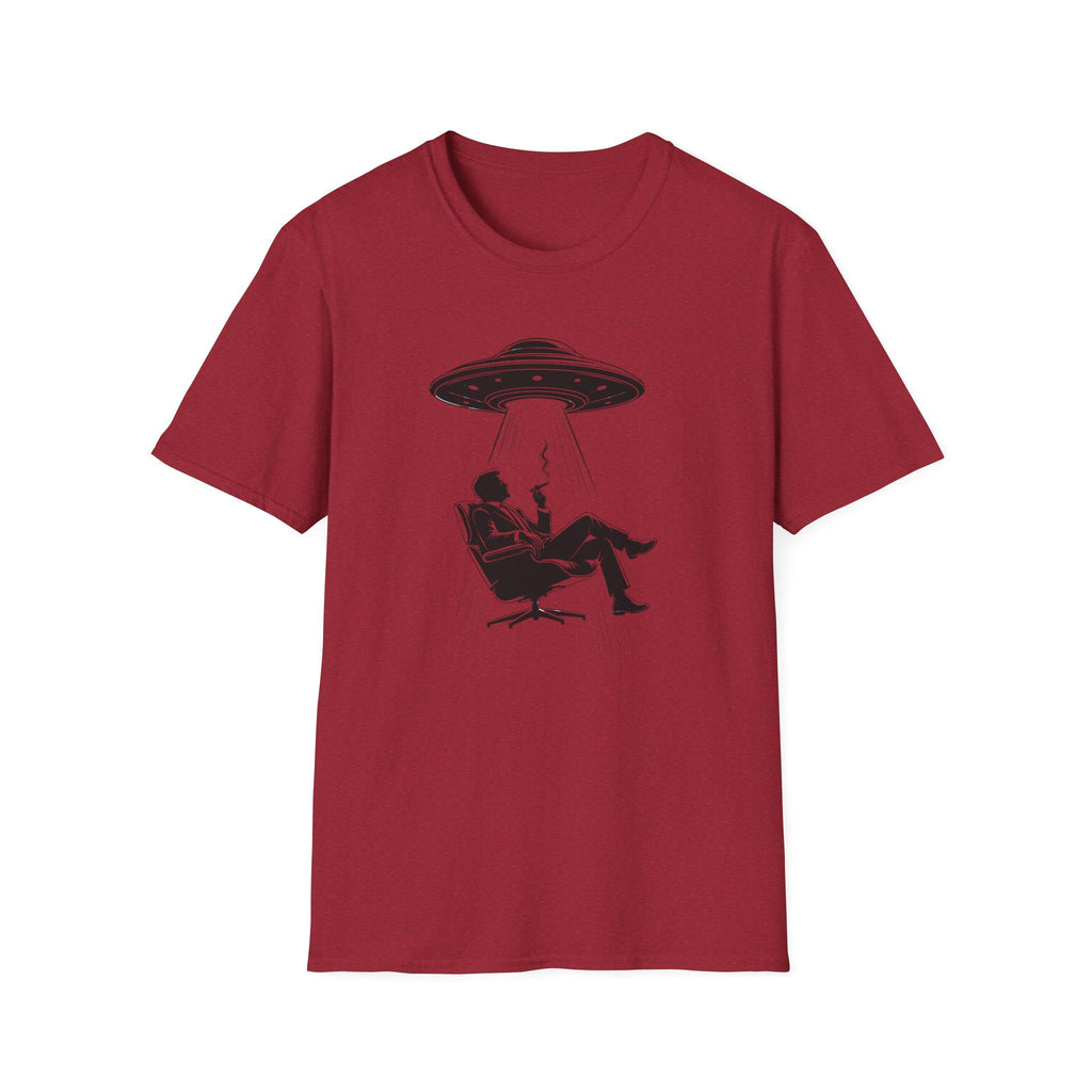 UFO Abduction Tee — Vintage Alien Beam Graphic T-Shirt