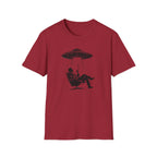 UFO Abduction Tee — Vintage Alien Beam Graphic T-Shirt