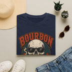 Copy of Bourbon Cigars Bad Decisions T-Shirt — Skull Vintage Bourbon Graphic Tee