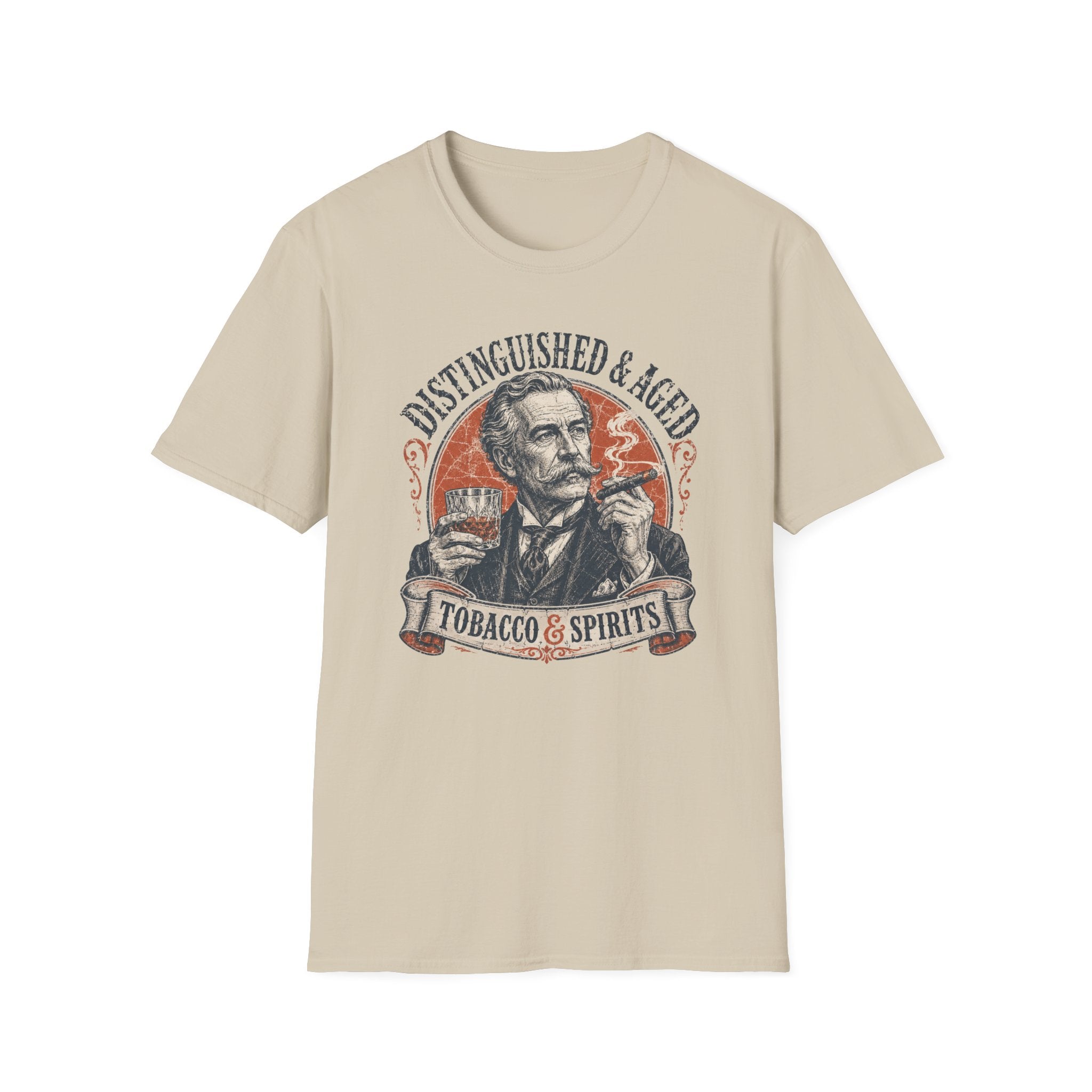 Vintage Gentleman Tobacco & Spirits T-Shirt