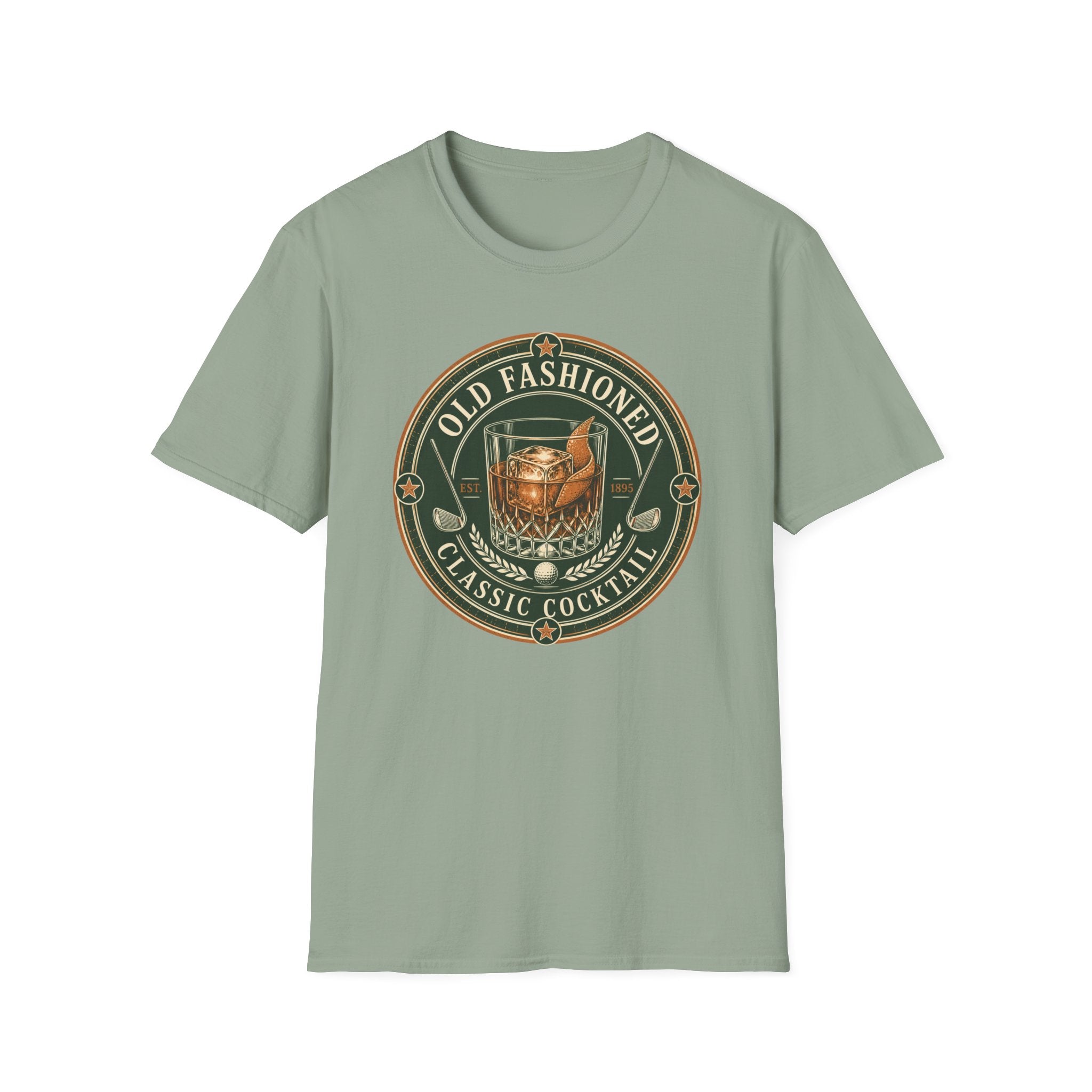 Old Fashioned Cocktail Golf T-Shirt