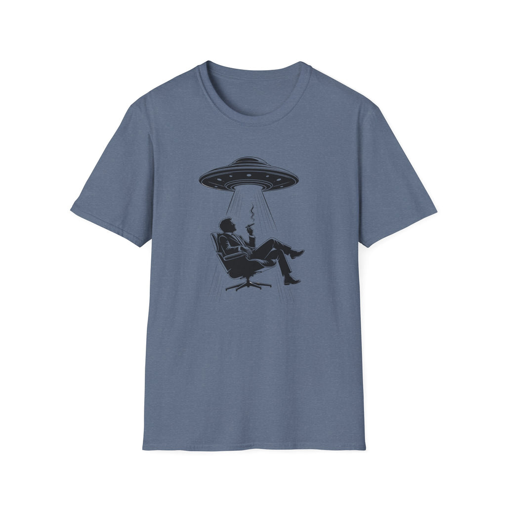UFO Abduction Tee — Vintage Alien Beam Graphic T-Shirt