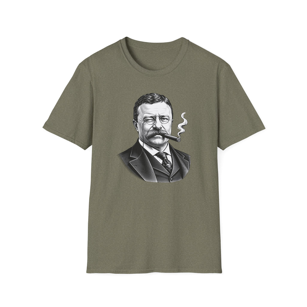 Theodore Roosevelt with Cigar T-shirt