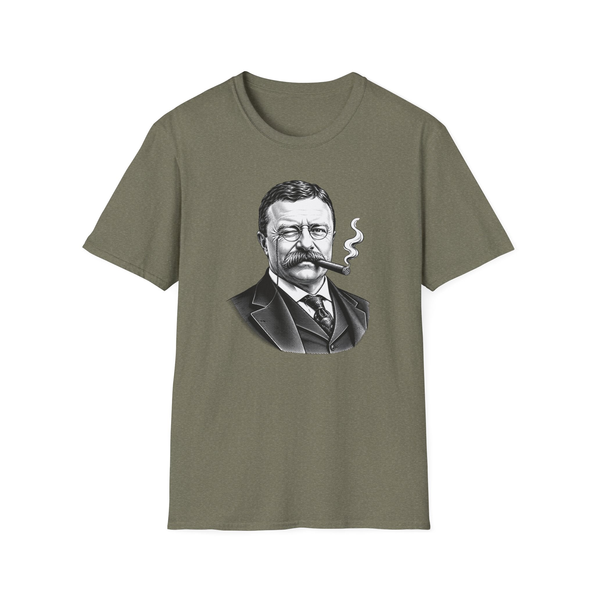 Theodore Roosevelt with Cigar T-shirt