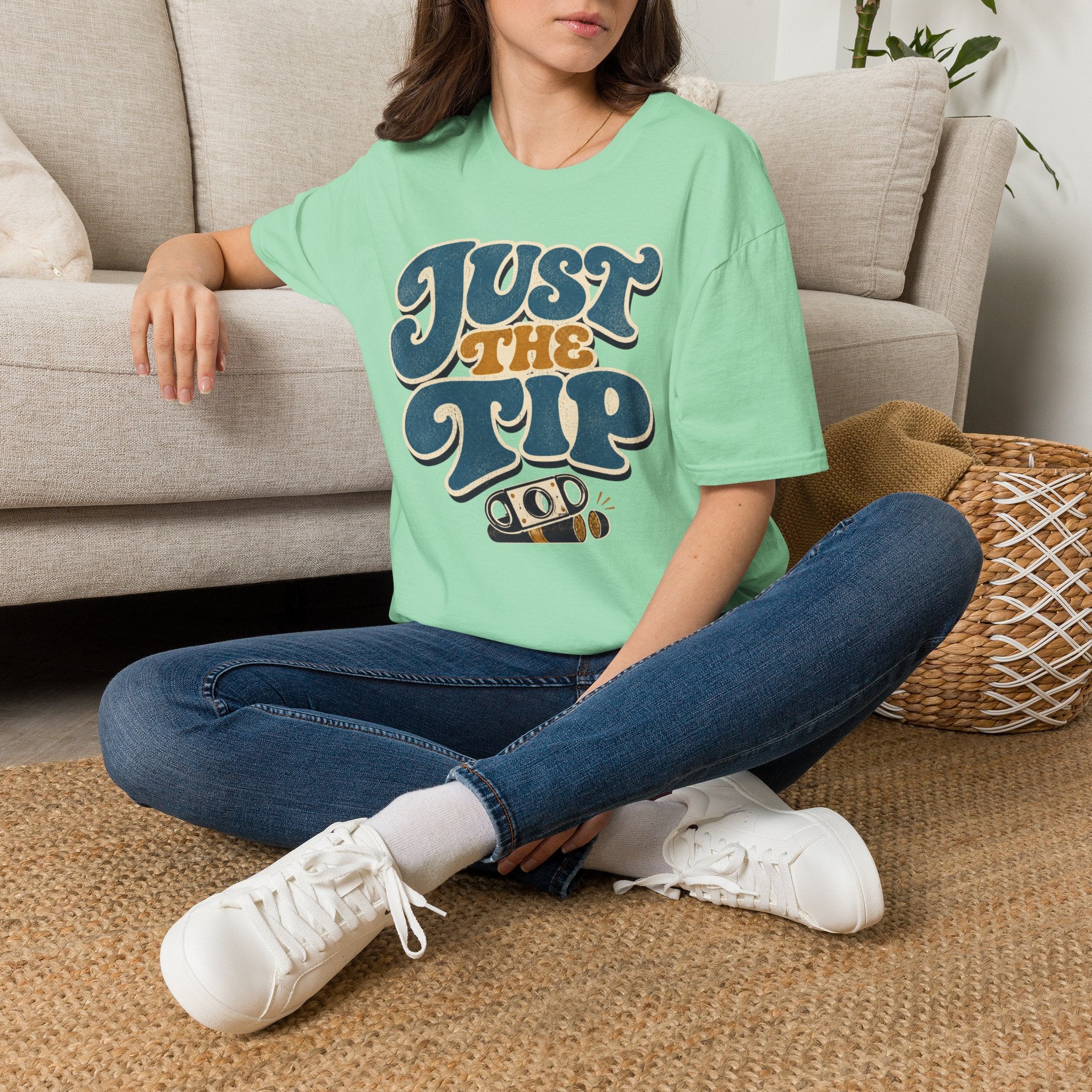 Copy of Just The Tip T-Shirt — Retro 70s Style Funny Graphic Tee