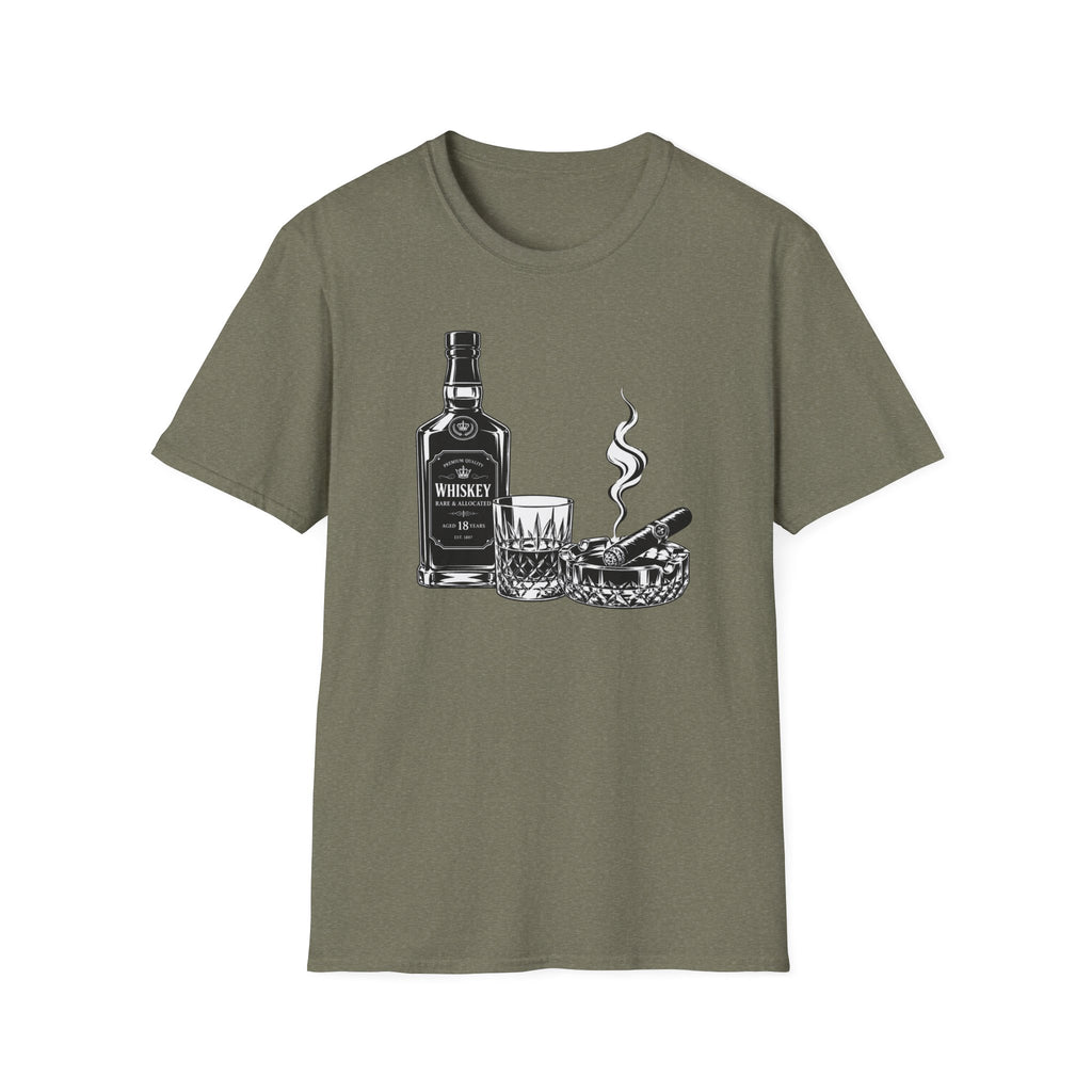 Bottle Glass Cigar Ashtray T-Shirt