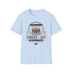 Whiskey & Cigar Smoke & Sip T-Shirt