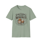 Emotional Support Whiskey Bottle & Glass T-Shirt