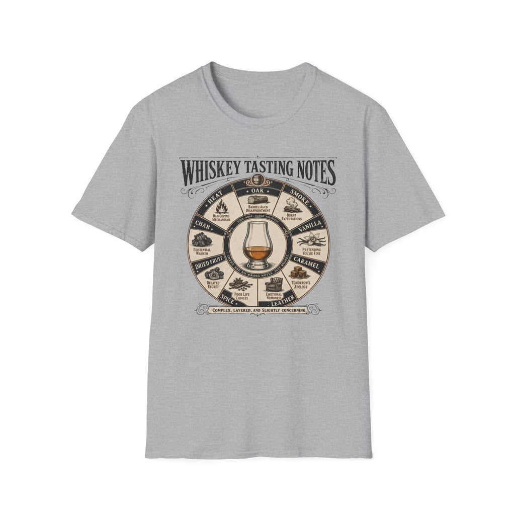Whiskey Tasting Notes T-Shirt