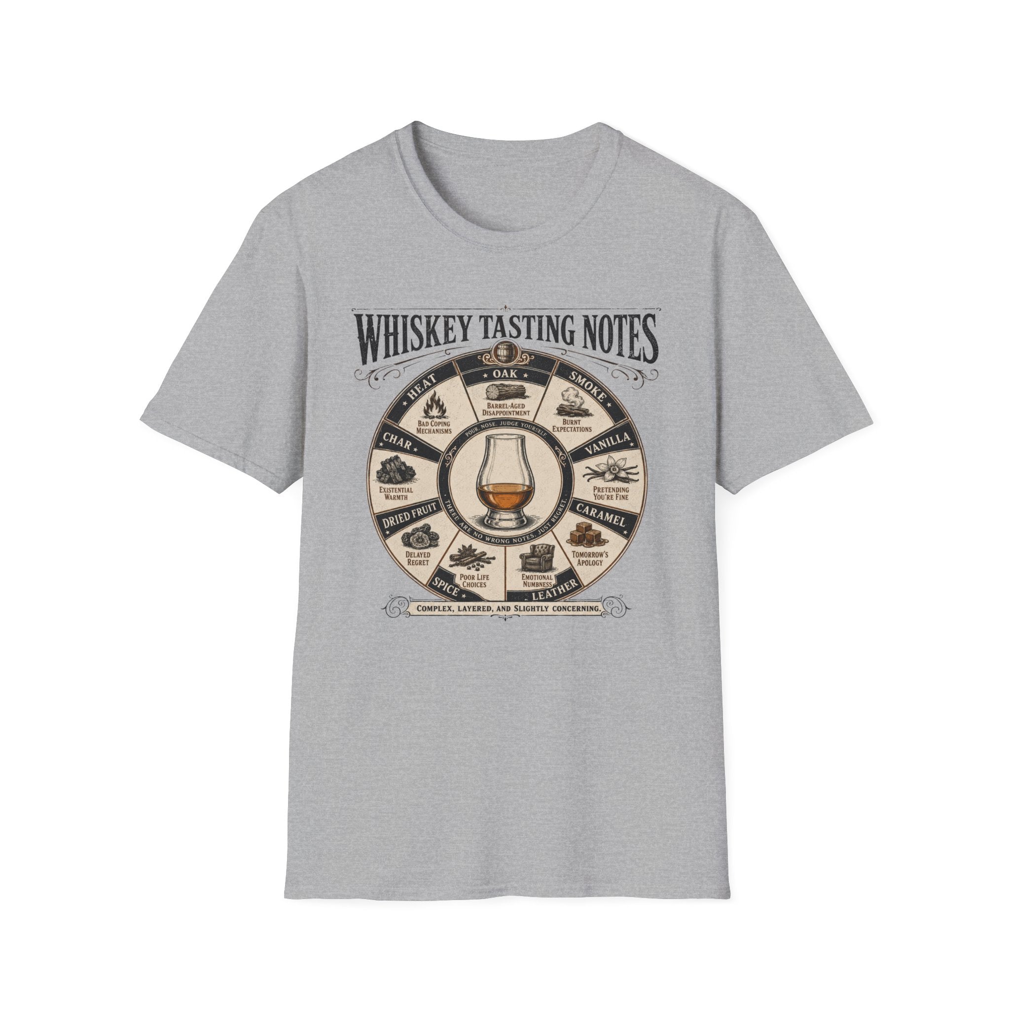 Copy of Whiskey Tasting Notes T-Shirt