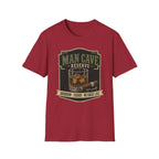 Copy of Man Cave Reserve T-Shirt — Vintage Whiskey & Cigar Lounge Tee