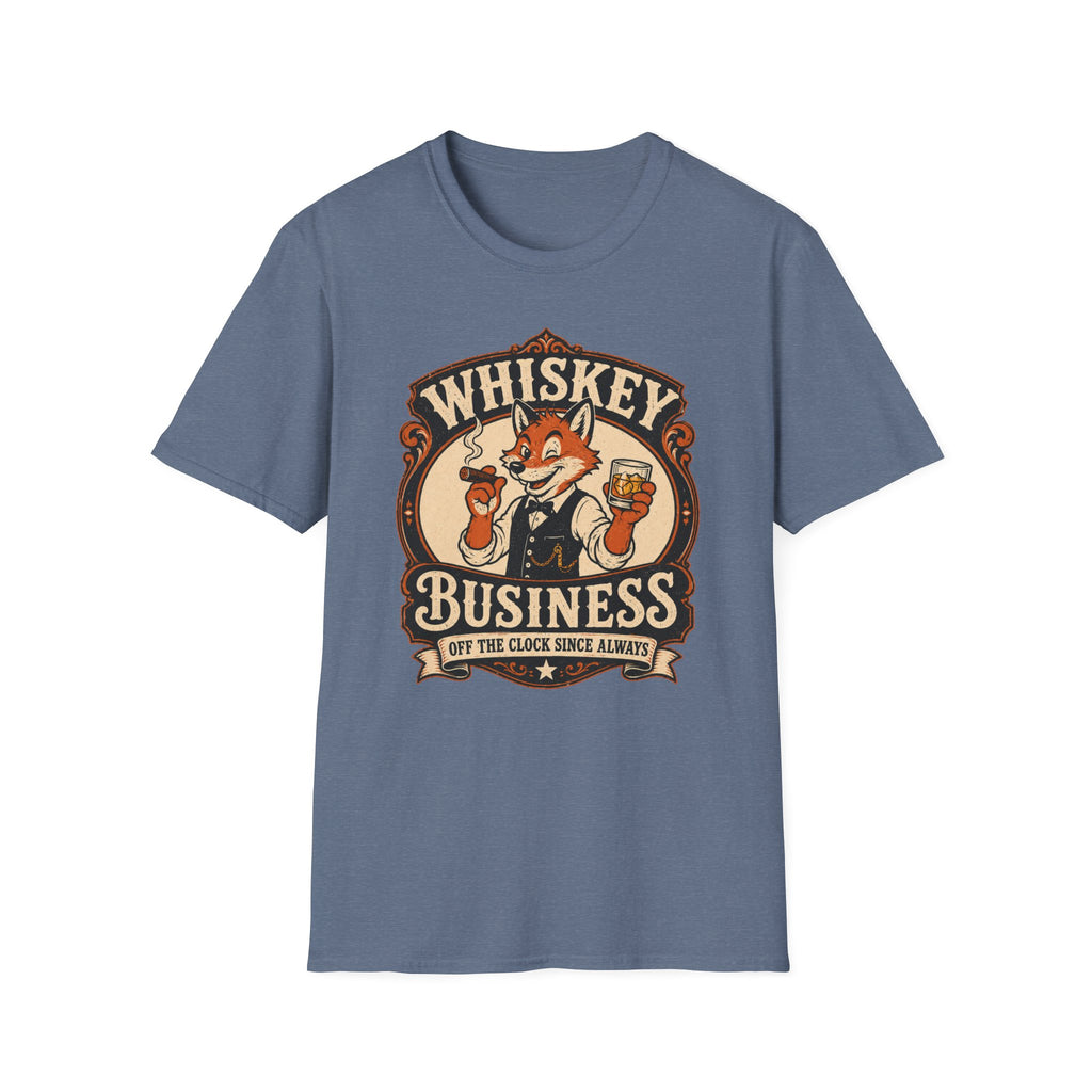Whiskey Business Retro Fox T-Shirt