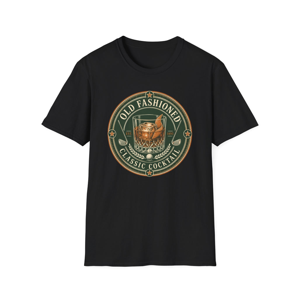 Old Fashioned Cocktail Golf T-Shirt