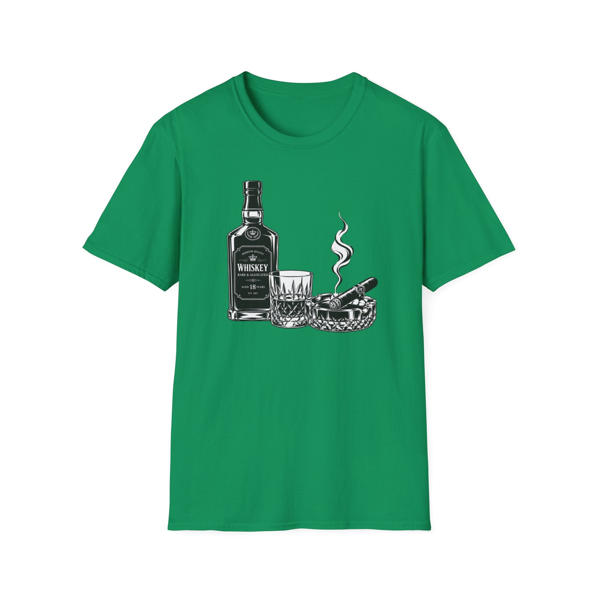 Bottle Glass Cigar Ashtray T-Shirt