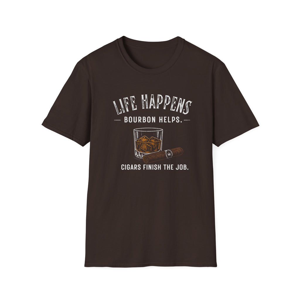 Life Happens Bourbon Helps T-Shirt