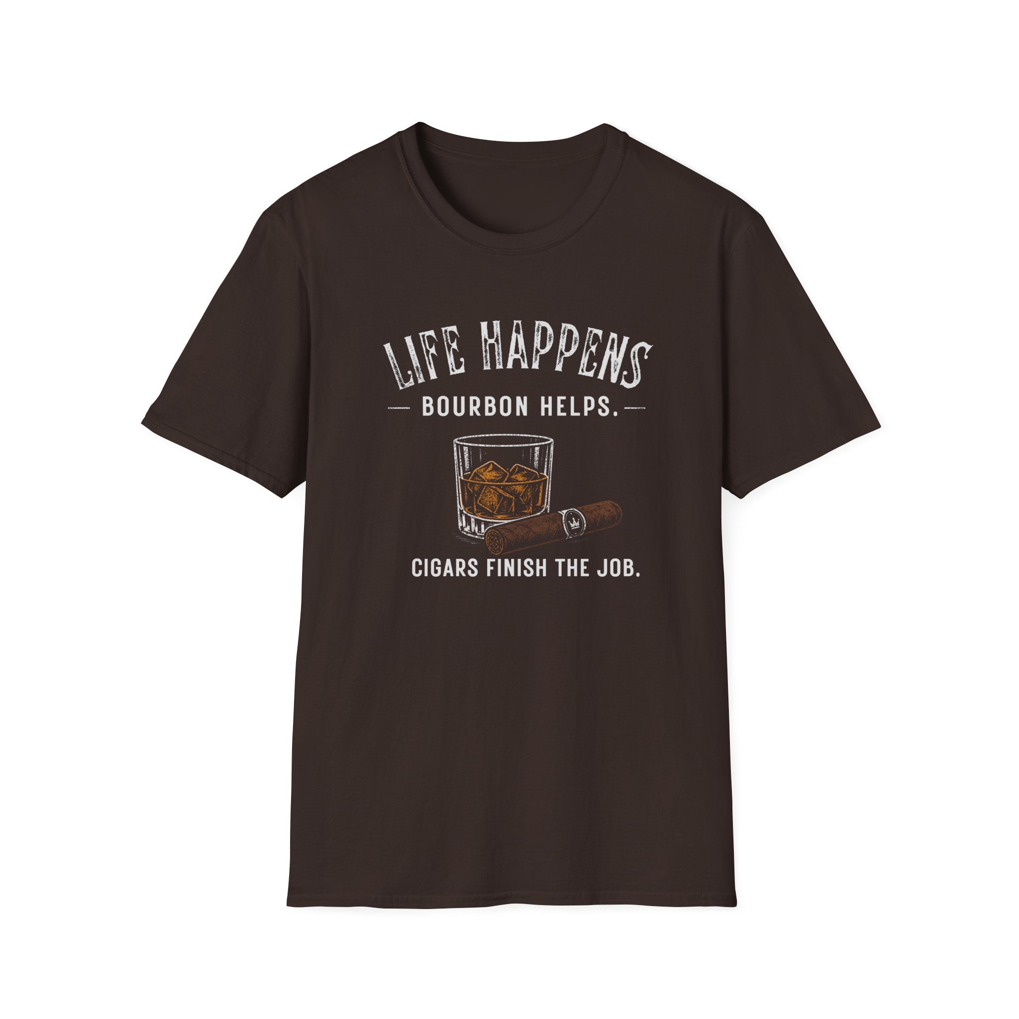 Life Happens Bourbon Helps T-Shirt