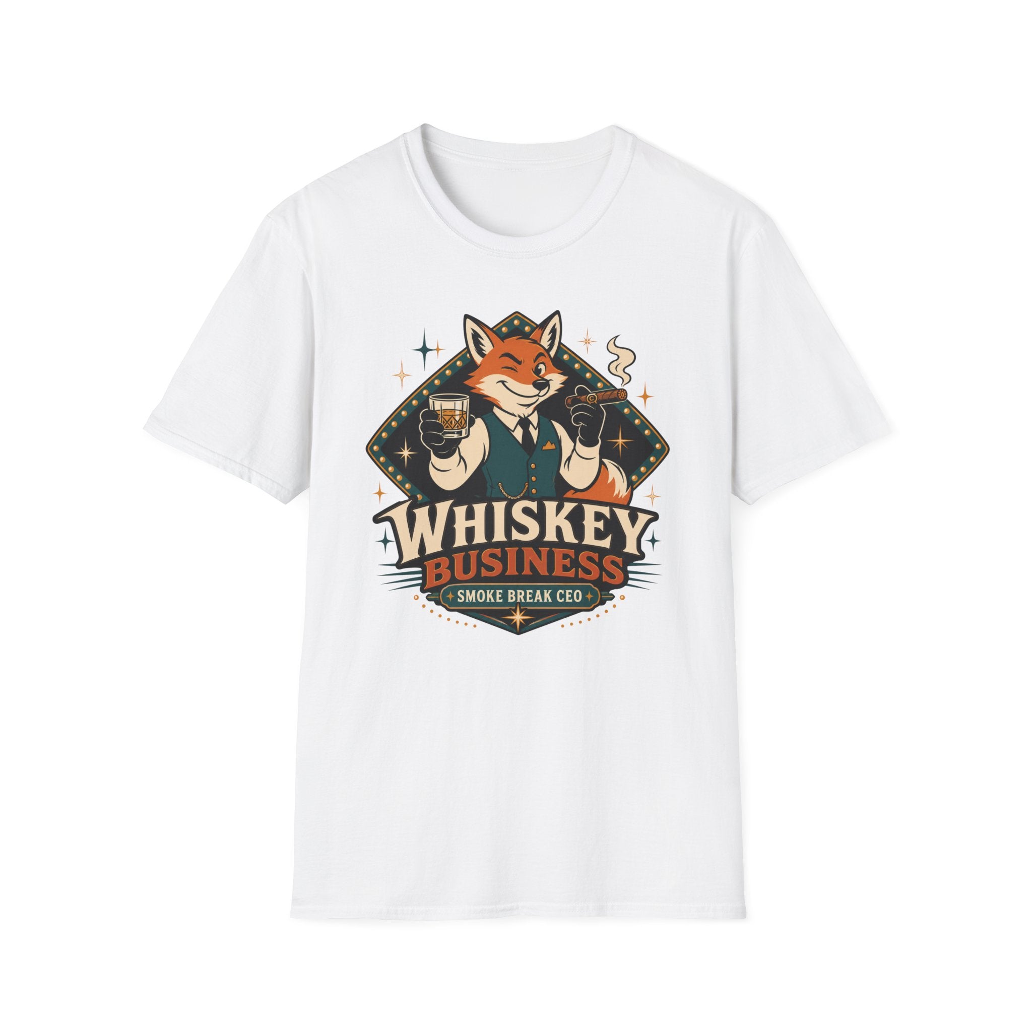 Whiskey Business Fox T‑Shirt