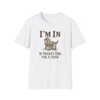"I'm In If There's Time For A Cigar"  Skeleton Relaxing T‑Shirt