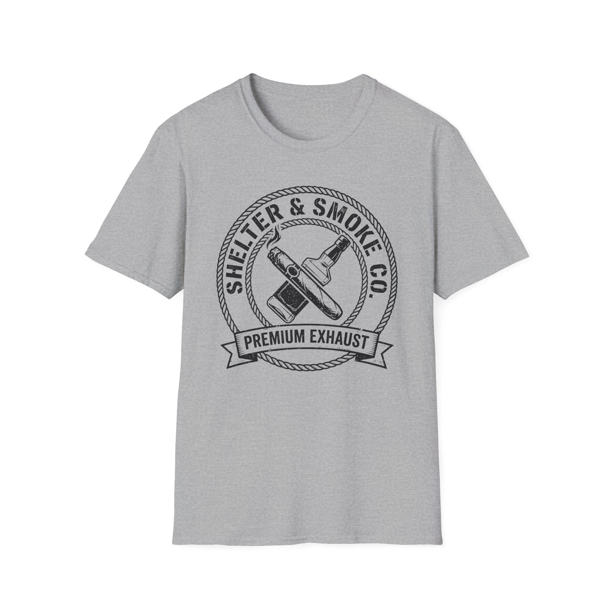 Shelter & Smoke Co. 'Premium Exhaust' T-Shirt