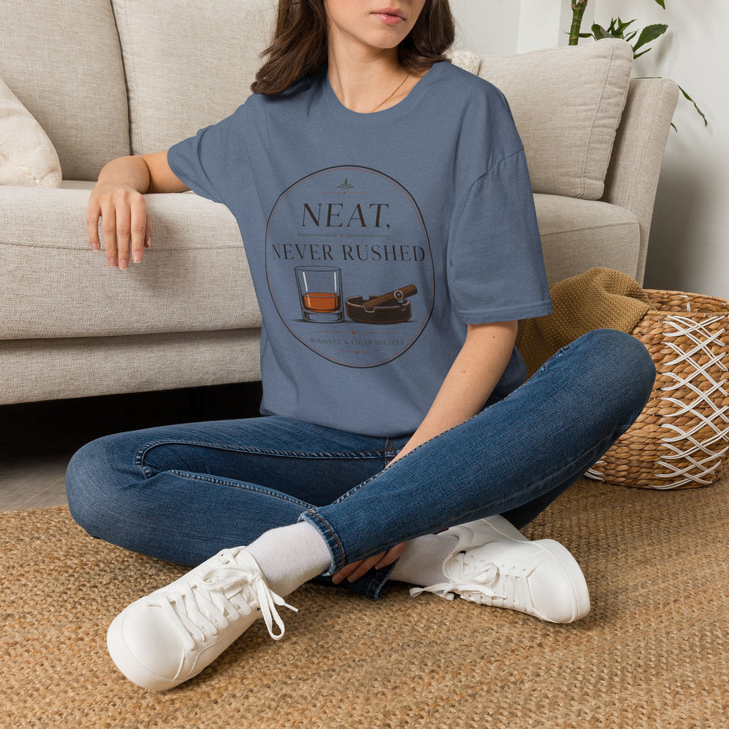 Copy of Neat, Never Rushed T-Shirt — Relaxed Coffee & Cozy Home Tee