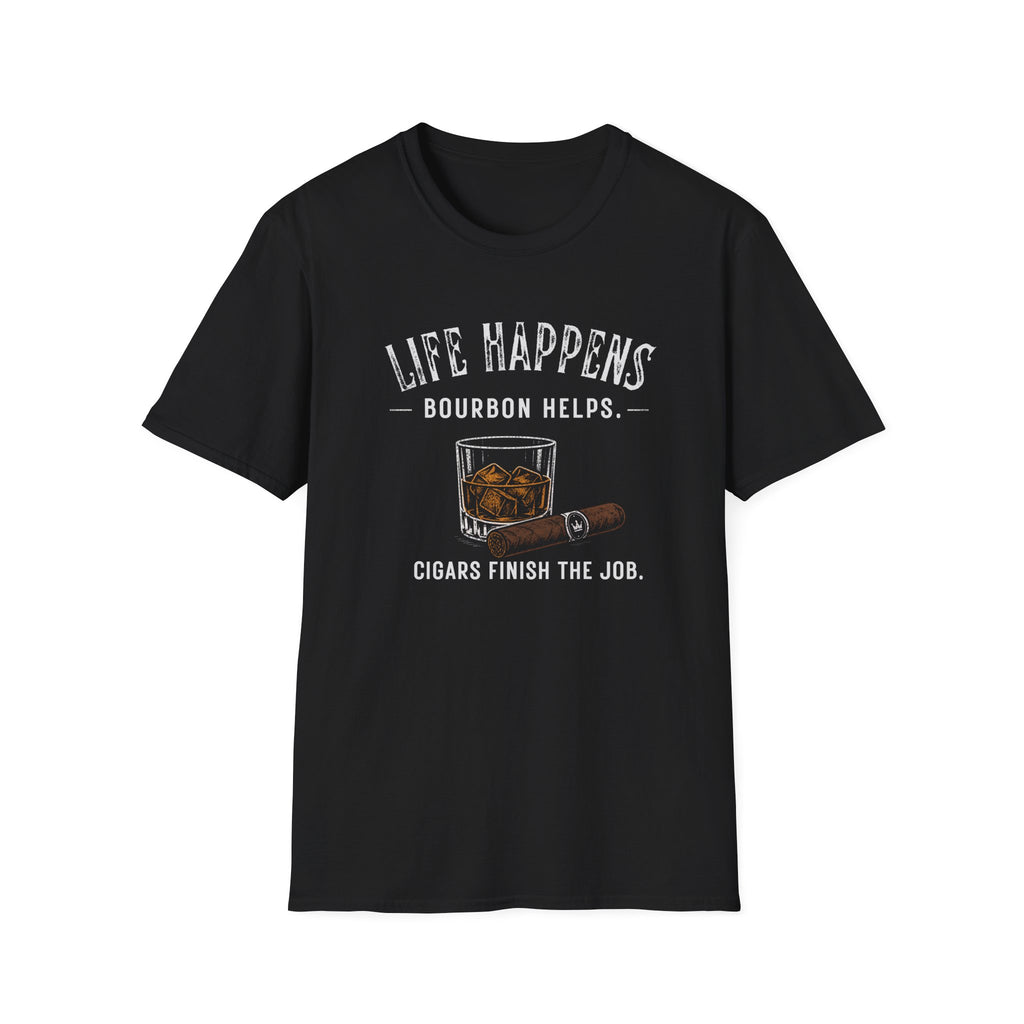 Life Happens Bourbon Helps T-Shirt